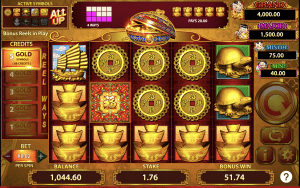 A screenshot of the gameplay for the online slot 88 Fortunes